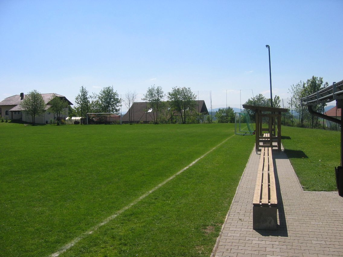 Fußballspielfeld